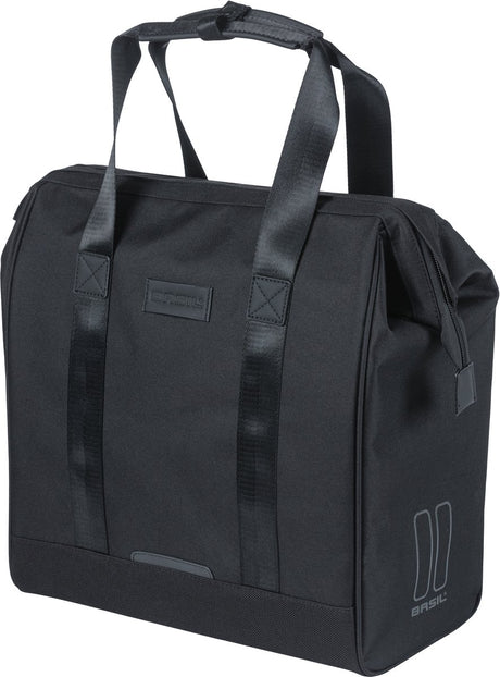 Basil Grand Bicycle Shopper - Black Water-Retourner Sac pour les vélos électriques, 23L