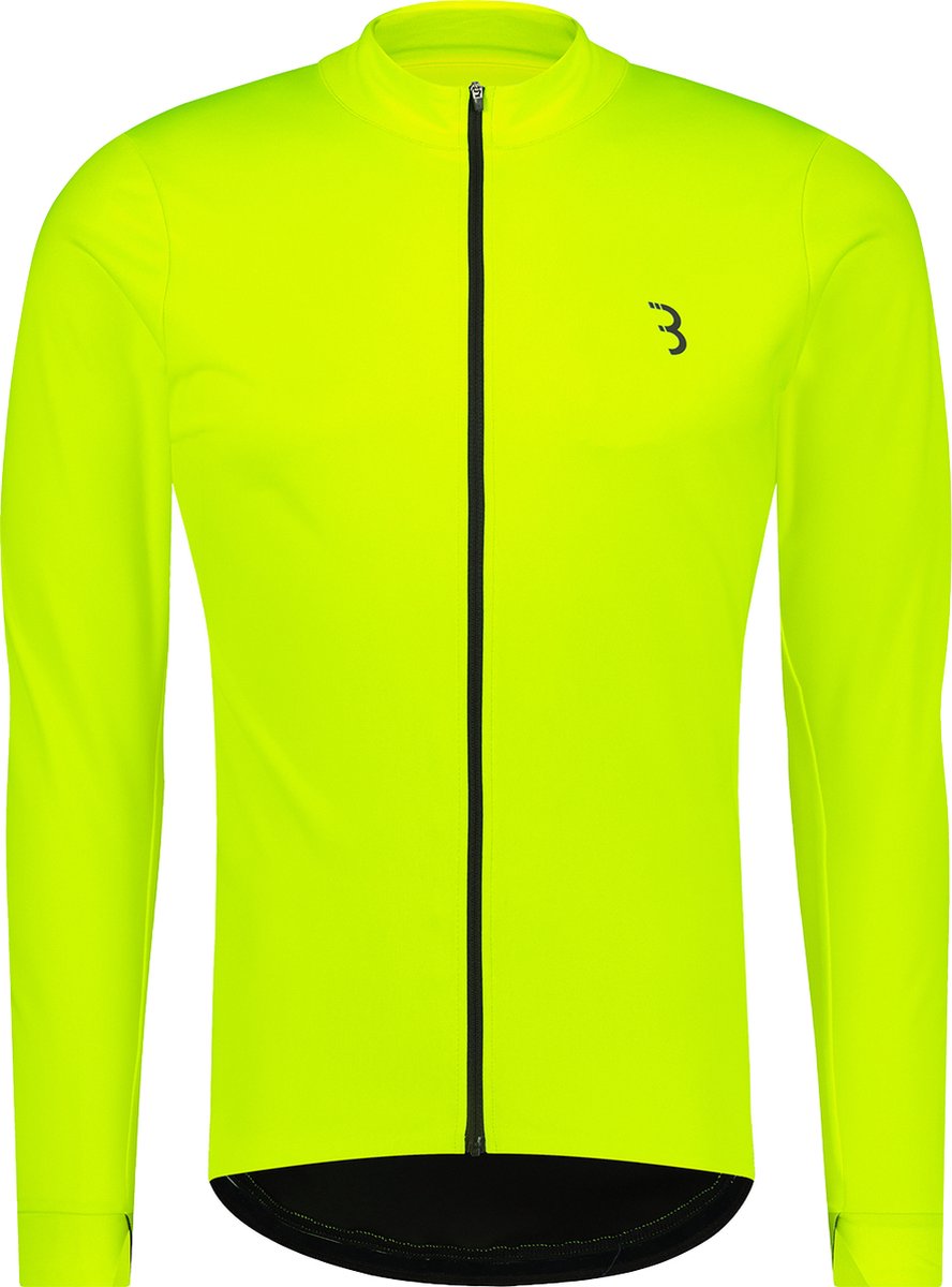 Bbb cycling triguard 3.0 fietsjas heren - drie-seizoenen wielren fietsjack heren - waterafstotend windjack - neon geel - maat xxl - bbw-452