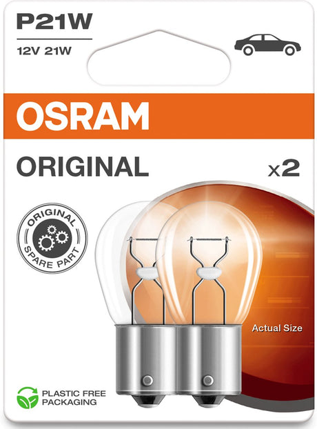 Osram p21w - ba15s - 21w - 12v - noir
