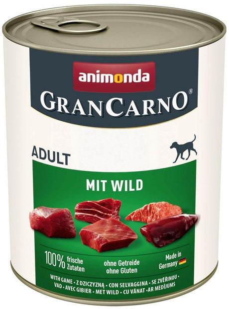 Animonda grancarno adulte 1x800g - avec gibier