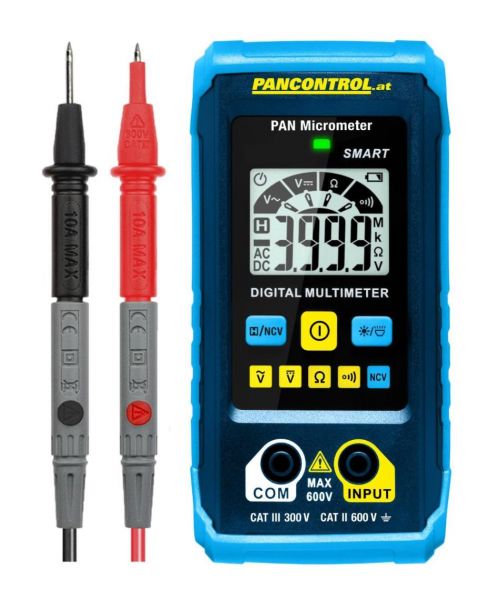 Pancontrol multimeter digitale kat iii 300v