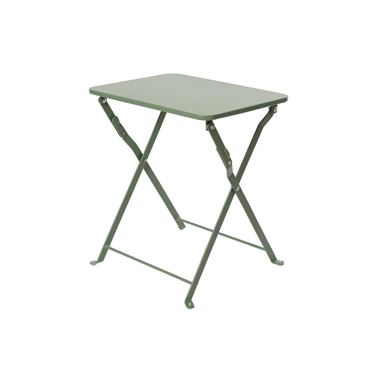 Table d'appoint Decoris acier vert 40x30x45cm