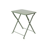 Table d'appoint Decoris acier vert 40x30x45cm