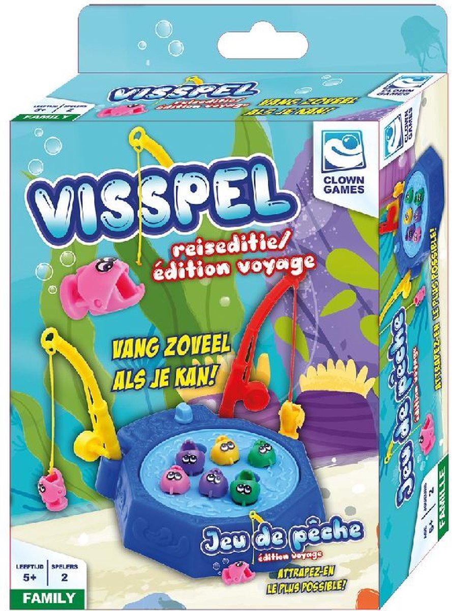Jeux de clown, jeu de pêche, édition voyage