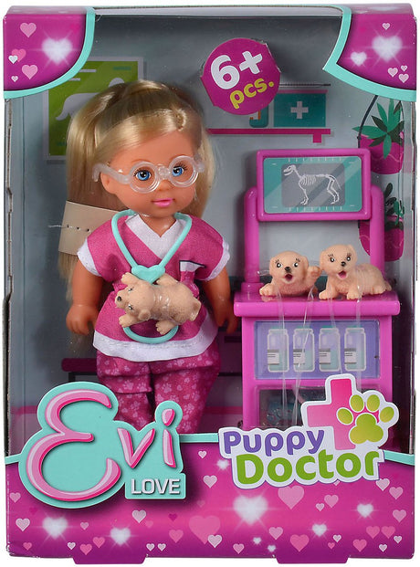 Evi love mini poupée chiot docteur