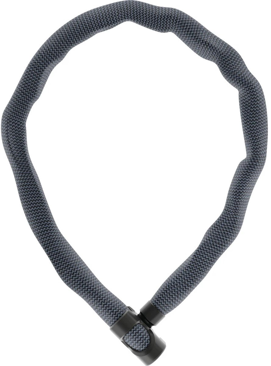 Antivol à chaîne Abus pour vélo - chaîne ivera couleur 7210 - niveau de sécurité 8 - gris - 85 cm - convient aux vélos électriques et aux vélos de ville