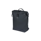 Basil Soho Nordlicht Bicycle Sac à dos - Black Modern Backpack avec éclairage LED pour le vélo électrique pour hommes pour femmes - Imperpose - 17L - noir