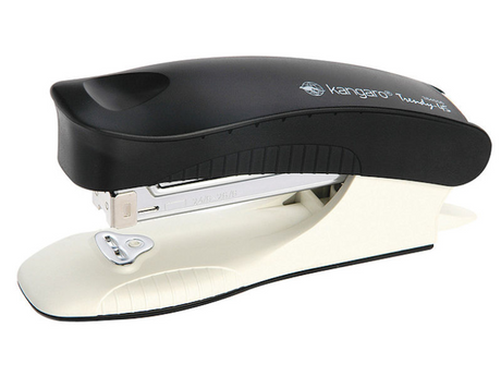 Agrafeuse Kangaro trendy 45 noire max 25 feuilles, 24 6 26 6