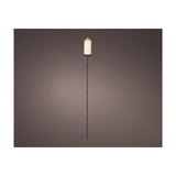 Bougie solaire Lumineo sur bougie crème ø7xh117cm