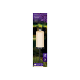 Bougie solaire Lumineo sur bougie crème ø7xh117cm
