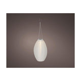 Lanterne solaire Lumineo nylon blanc ø22xh33cm