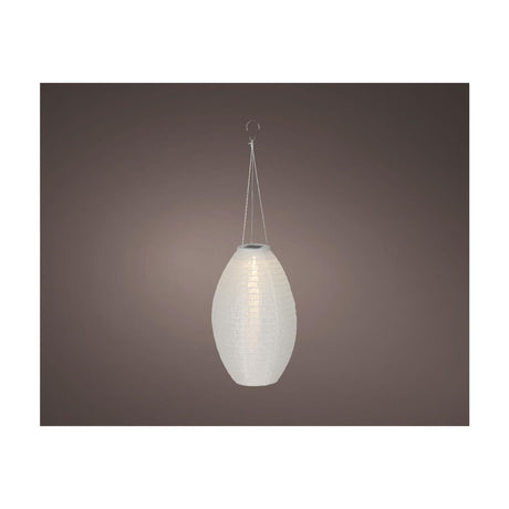 Lanterne solaire Lumineo nylon blanc ø22xh33cm