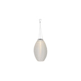 Lanterne solaire Lumineo nylon blanc ø22xh33cm