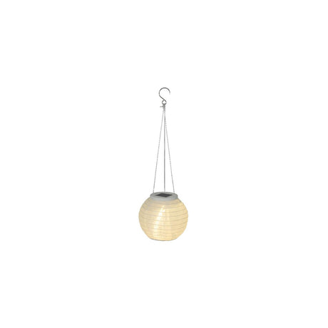 Lanterne solaire Lumineo nylon blanc ø15xh10cm