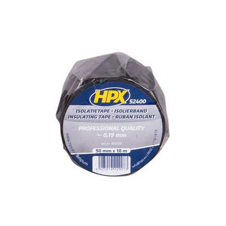Ruban isolant PVC Hpx 50 mm x 10 mètres - noir