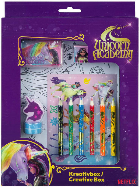 Boîte de bricolage Undercover Unicorn Academy, 21 pièces
