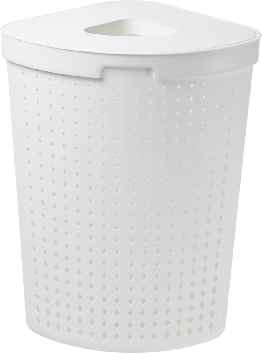 Panier à linge d'angle Plast team séoul 62l - solutions pratiques et design unique