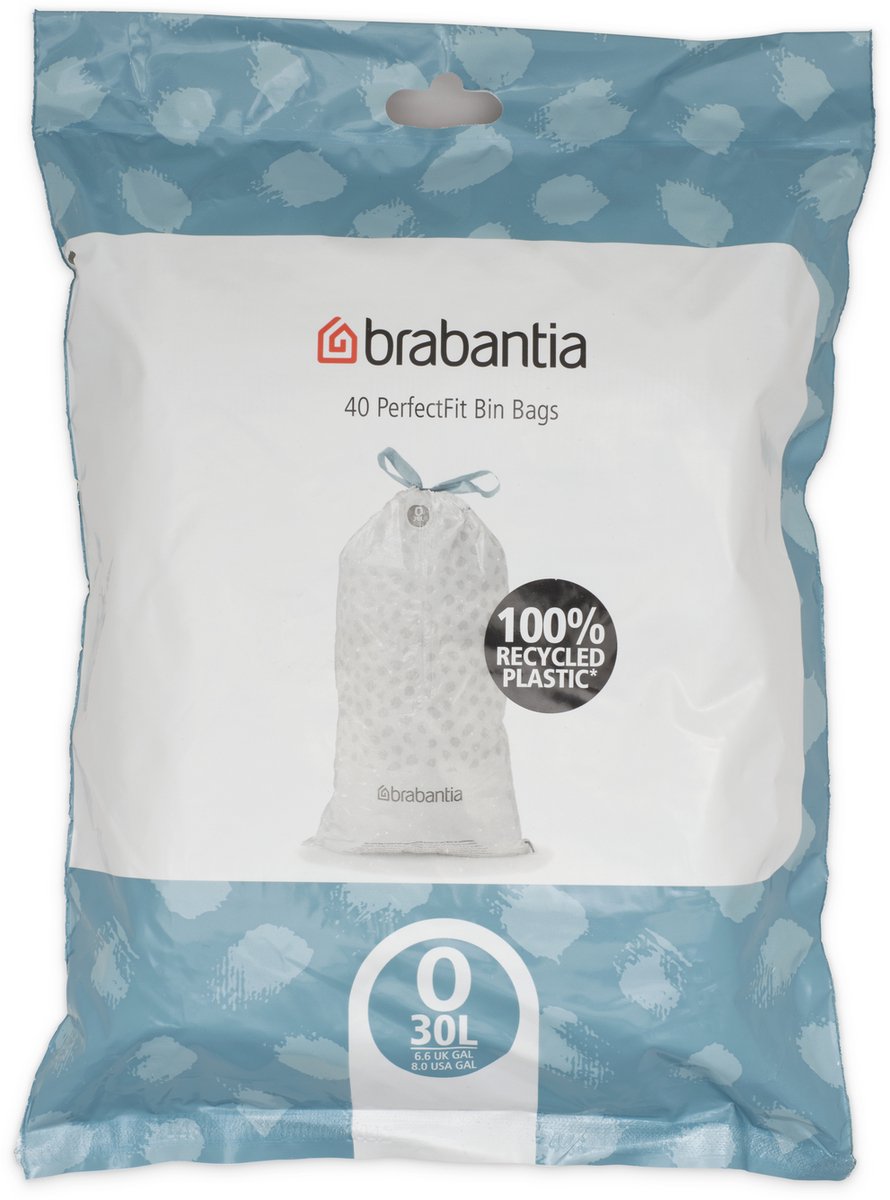 Sacs poubelle Brabantia perfectfit - 30 l - code o - 40 pièces