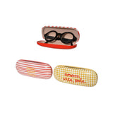 Étui à lunettes Decoris avec texte 6x4x16,5cm