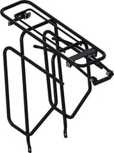 Carrier arrière avec porte-sacs 28 pouces en acier noir