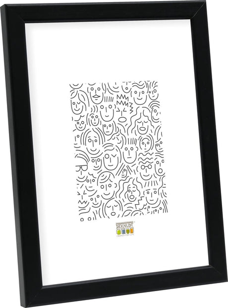 Deknudt frames cadre photo s41jl2 - noir - bois - photo a4 : 21x29,7 cm