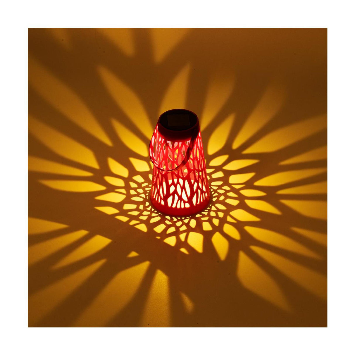 Lanterne solaire Lumineo plastique ø11,5xh18cm