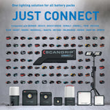 Adaptateur connecteur Scangrip batterie 18v makit pour lampes de travail