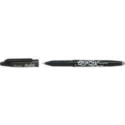Stylo roller pilote gomme fine noire 0,35 mm, directement écrasable, effaçable