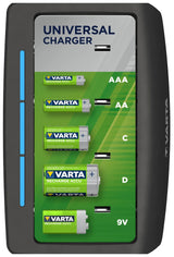 Varta chargeur lcd chargeur universel chargeur de batterie aa aaa c chargeur universel
