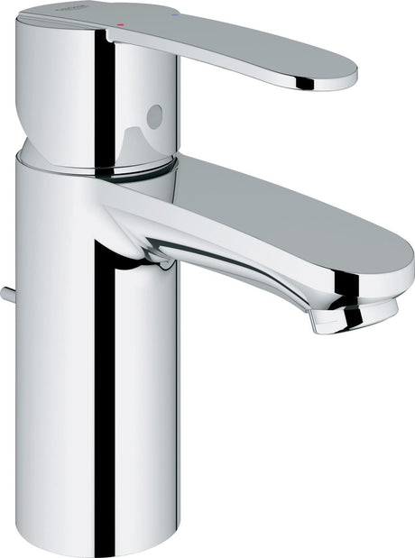 Mitigeur lavabo Grohe wave cosmopolitan - petite taille - avec vidage - économie d'eau