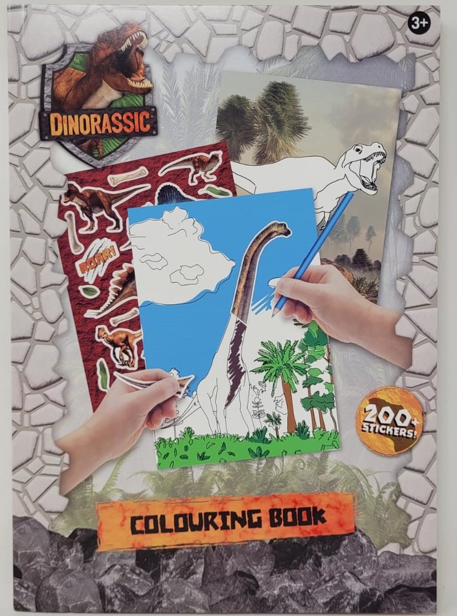 Livre de coloriage dinorassic