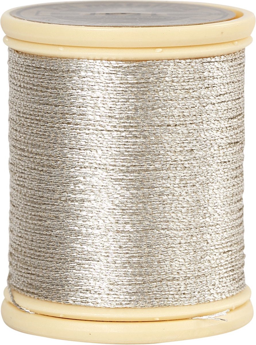 Société créative https : www.ccobby.nl dmc-metallic-wire-thickness-0-36-mm-silver-40-m-1-roll
