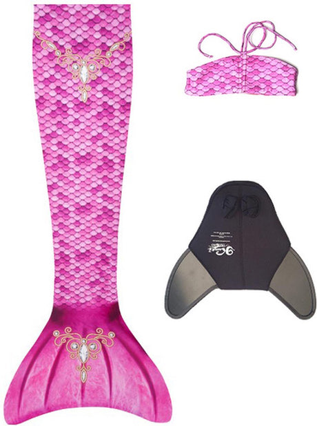 Queue de sirène Kuaki - set princesse - xs - 8 ans