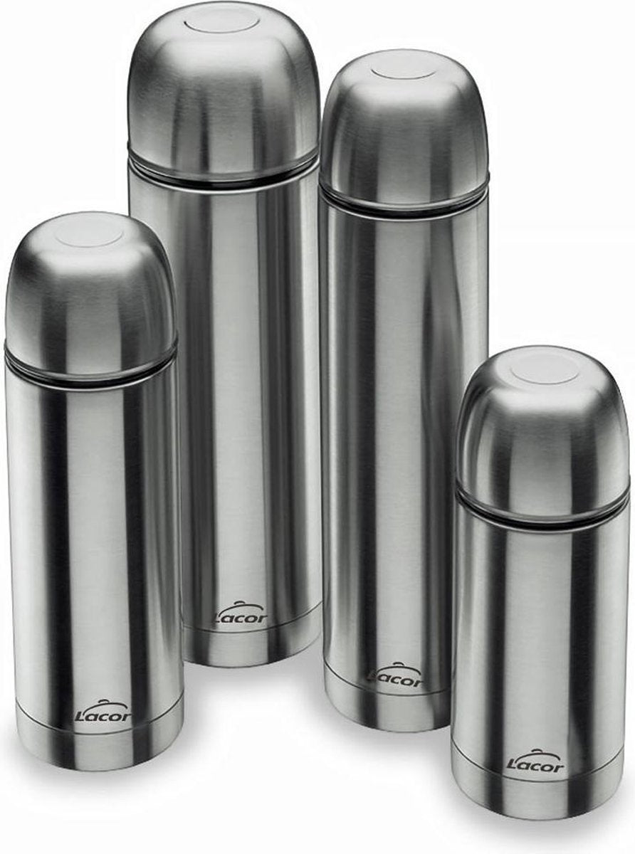 Bouteille isotherme Lacor - 1l - acier inoxydable - double paroi