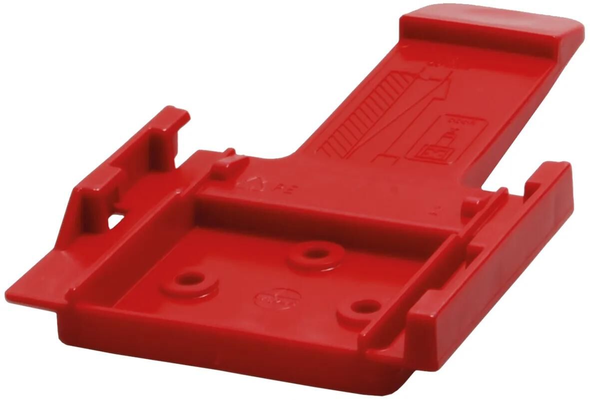 Support de support Tripus f. cale de roue en plastique rouge