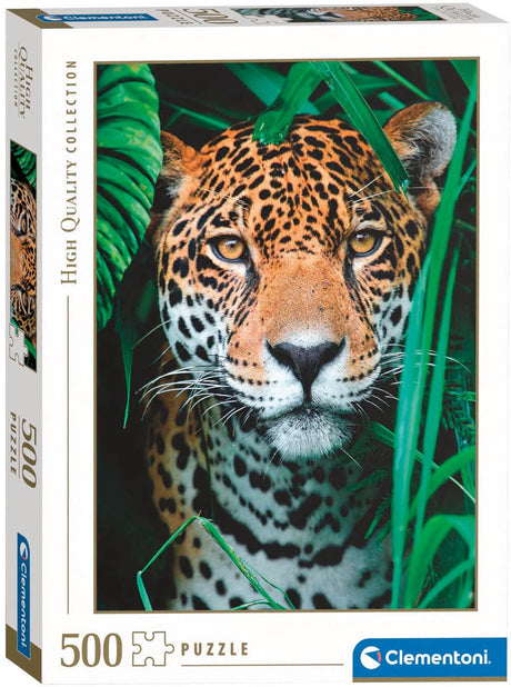 Clementoni Puzzle Jaguar dans la jungle, 500e.
