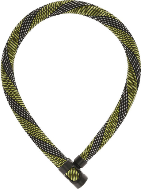 Antivol à chaîne Abus pour vélo - chaîne ivera couleur 7210 - niveau de sécurité 8 - jaune - 85 cm - convient aux vélos électriques et aux vélos de ville