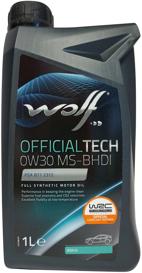 Huile moteur Wolf officialtech ms-bhdi. huile moteur 0w30 1l off.tech ms-bhdi