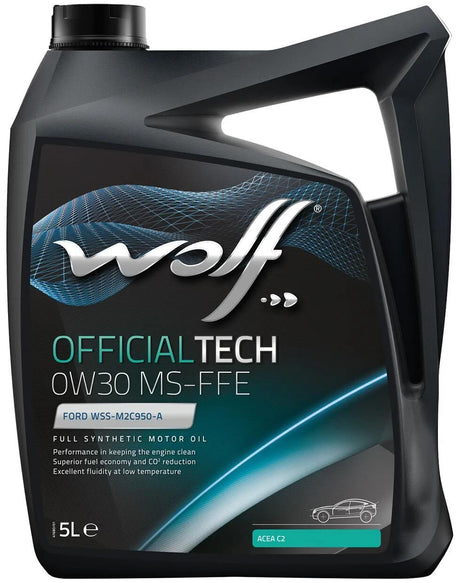 Huile moteur Wolf officialtech ms-ffe . huile moteur 0w30 5l off.tech ms-ffe