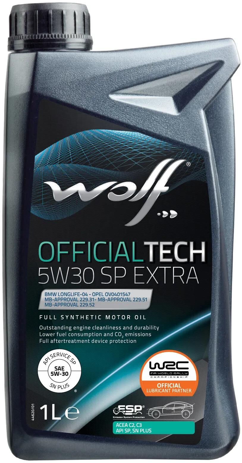 Huile moteur Wolf officialtech sp-extra . huile moteur 5w30 1l off.tech sp extra