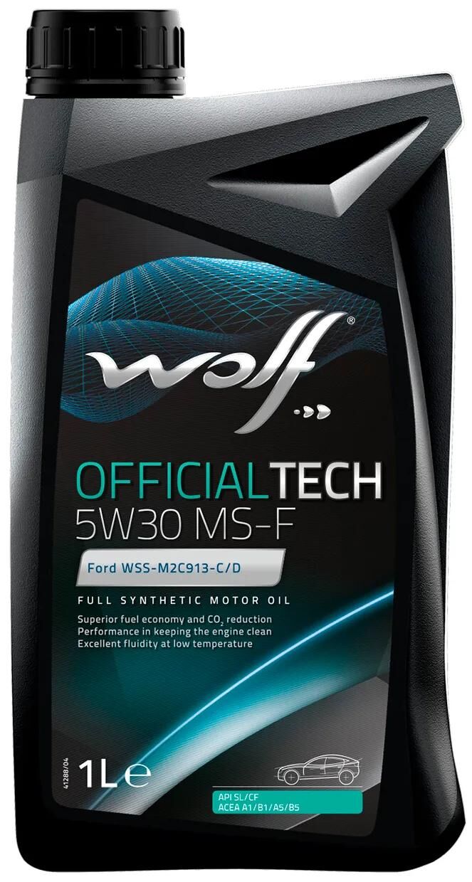 Huile moteur Wolf officialtech ms-f . huile moteur 5w30 1l off.tech ms-f