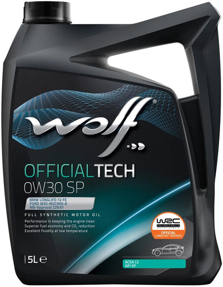Huile moteur Wolf officialtech sp . huile moteur 0w30 5l off.tech sp