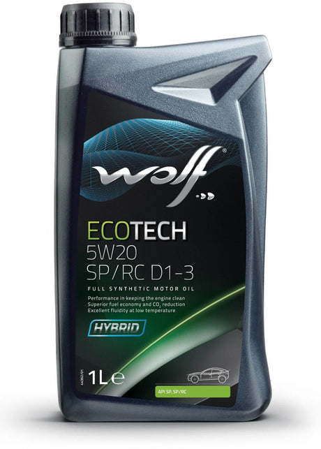 Huile moteur Wolf ecotech sp rc d1-3 . huile moteur 5w20 1l ecotech sp rc d1-3