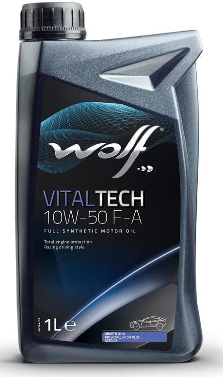 Huile moteur Wolf Vitaltech f-a. huile moteur 10w-50 1l vital tech f-a