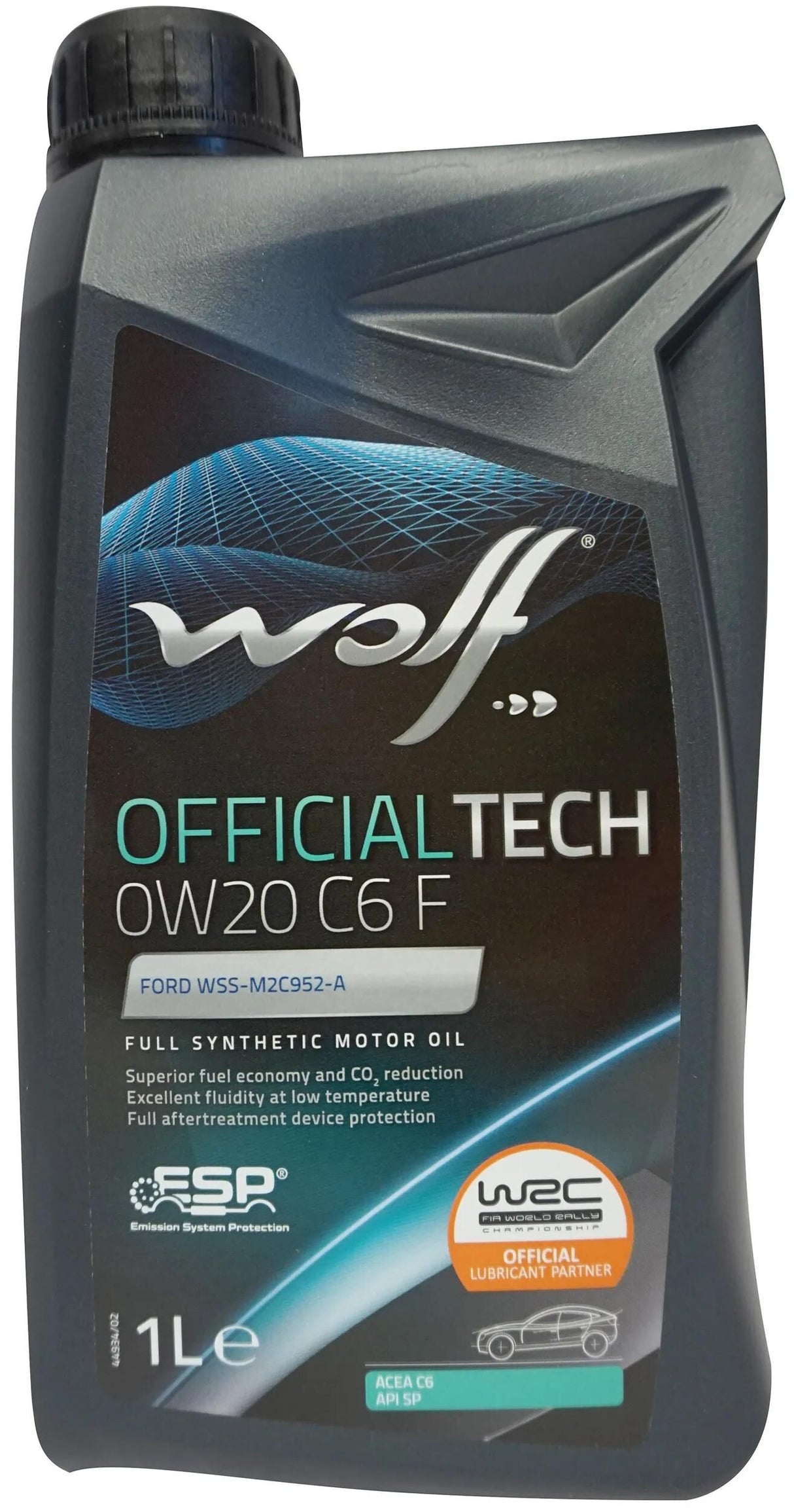 Huile moteur Wolf officialtech c6 f . huile moteur 0w20 1l off.tech c6 f