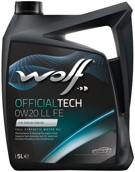 Huile moteur Wolf officialtech ll fe. huile moteur 0w20 5l off.tech ll fe