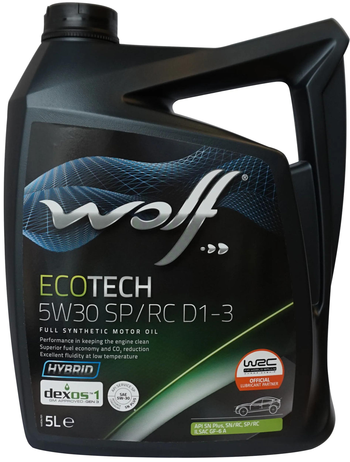 Huile moteur Wolf ecotech sp rc d1-3 . huile moteur 5w30 5l ecotech sp rc d1-3