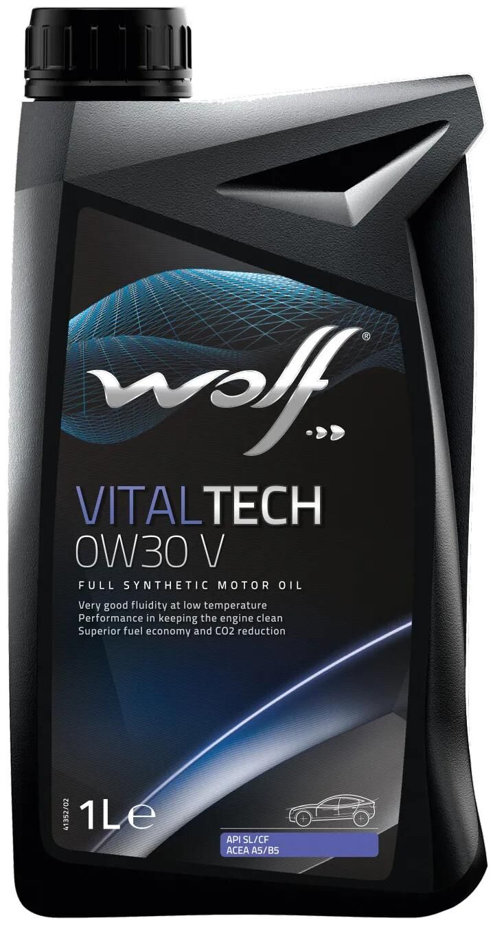 Huile moteur Wolf Vitaltech v . huile moteur 0w30 1l vitaltech v