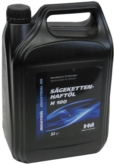 Huile de chaîne Hm h 100 huile de chaîne de scie h100 5 litres.