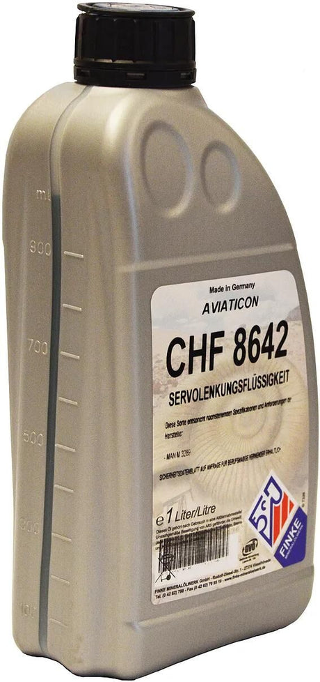 Huile hydraulique Finke aviaticon chf 8642 . huile hydraulique centrale 1 litre.